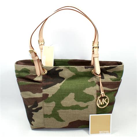 michael kors camo tote ebay|michael kors lunch bag tote.